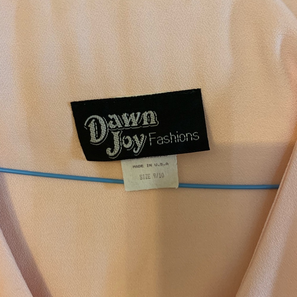 Pale peach Womens dress - Picture 4 of 7